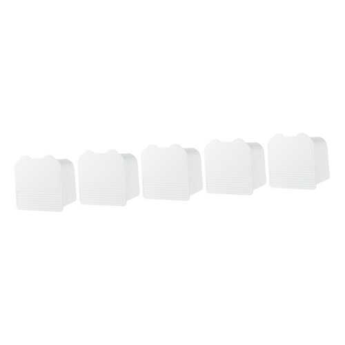 Cabilock 5pcs Wall-Mounted draining soap Hidden Drawer Cotton Swab Holder soap bar Shelf Shampoo Bar Soap Holder Bathroom canisters soap Organizer soap Stand Take Water Drain soap White