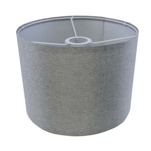 Floor Lamp Shades Table Fine Linen Lampshade Covers Removable Washable Drum Lampshades for Bedside Lamp, Table Lamp, Floor Lamp 7.86x7.86x7.07 Inch Grey Lampshades