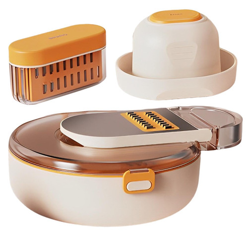 Vegetable Chopper Food Slicer, Sweet Potato Slicer, Stainless Steel Kitchen Mandolin Slicing Tool, Onion Food Slicer, Chopper Kitchen Vegetable Slicer Dicer Cutter Kitchen Gadgets for Cucumber etc