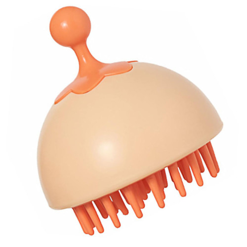 FRCOLOR 1pc Shampoo Comb Salon Hair Brush Shampoo Scalp Massager Scalp Massagers Silicone Massage Brush Hair Scalp Brush Head Massage Comb Scalp Comb Body Men and Women Scrubber