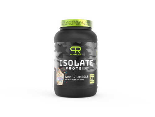 Personal Record Larry Wheels' 100% Hydrolyzed Whey Isolate Protein Powder, 25g of Protein, 5.5g of BCAA, Gluten Free, Low Carbs & Low Sugar, Fast Absorbing, Easy to Digest - Vanilla Confetti, 2 lbs. Personal Record Larry Wheels' 100% Hydrolyzed Whey Isolate Protein Powder, 25g of Protein, 5.5g of BCAA, Gluten Free, Low Carbs & Low Sugar, Fast Absorbing, Easy to Digest - Vanilla Confetti, 2 lbs.