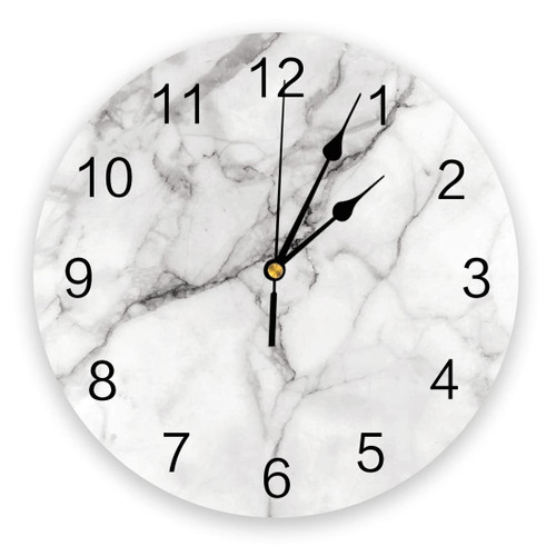 LUSWEET Wall Clock 14 Inch Silent PVC Wall Clock Marble Hanging Clock Non Ticking Battery Operated Round Clock for Living Room Kitchen Bedroom School Decor LUSWEET Wall Clock 14 Inch Silent PVC Wall Clock Marble Hanging Clock Non Ticking Battery Operated Round Clock for Living Room Kitchen Bedroom School Decor