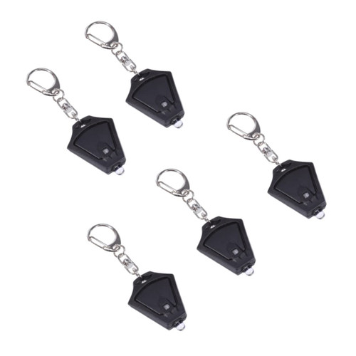 Housoutil 5 Pcs Led Keychain Flashlight Led Flashlight Key Ring Light Torch Key- Ring Light Lamp Blacklight Flashlights Flashlight Torch Light Lamp Purse Keychain Micro Torch Key Chain Mini