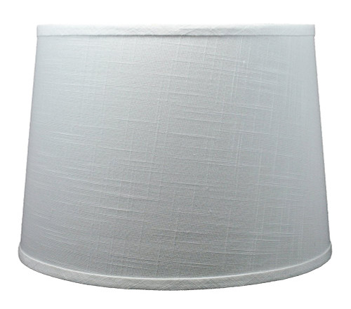 Urbanest Off White Linen Drum Lampshade, 12-inch by 14-inch by 10-inch, Spider