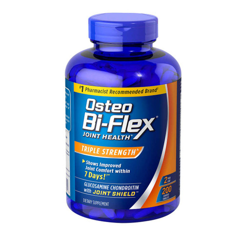 FrenchGlory Osteo Bi Flex Triple Strength Tablets, 1-Pack of 200 Count