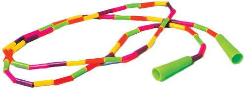 Lot of 12 Assorted Color Plastic Jointed Jump Ropes