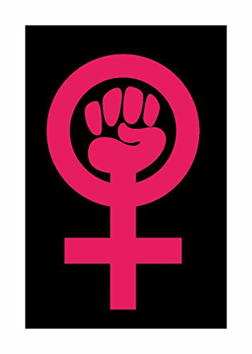 Geek Details Feminist Themed Pinback Button (Rectangle Raised Fist)