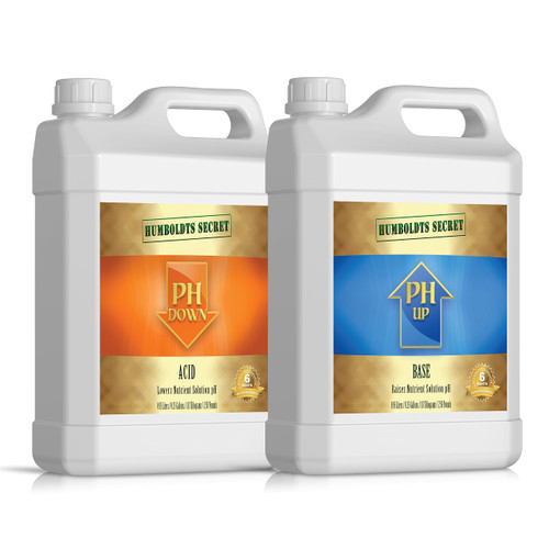 Humboldts Secret pH Up and pH Down Control Kit | Liquid pH Plant Balancer for Soil Gardening & Hydroponics Growing System | Optimal Nutrient Uptake for All Plants (32 Ounce)