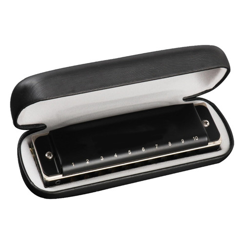 TEMKIN harmonica Harmonica 10 Hole Harmonica 10 Hole Adult Beginner Student Entry C Harmonica Musical Instrument Harmonica (Color : Bk Bb tone)