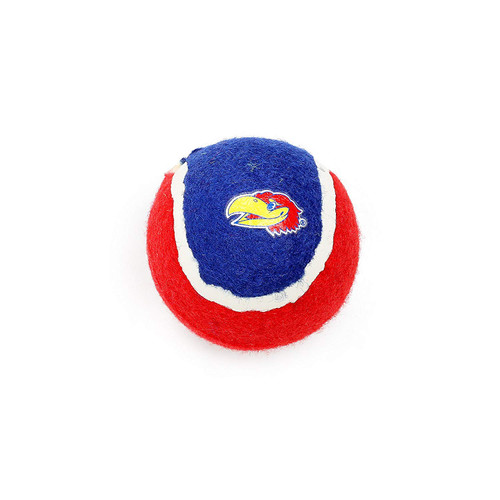 Pet Goods Manufacturing Kansas Jayhawks Tennis Balls (4 Pack)