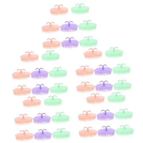 Beavorty 40 Pcs Scalp Massage Brush Scalp Scrub Scalp Massage Comb Head Massager Brush Shampoo Massage Brush Hair Shampoo Brush Scalp Massaging Device pp take a Bath Shampoo Tool Man