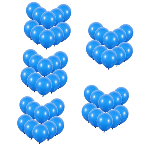 Totority 250 Pcs Royal Blue Latex Balloon Indoor Decor Balloons in Bulk Blue Suit Wedding Party Decorations Birthday Graduation Blue Balloons Wedding Balloons Decorations for Reception