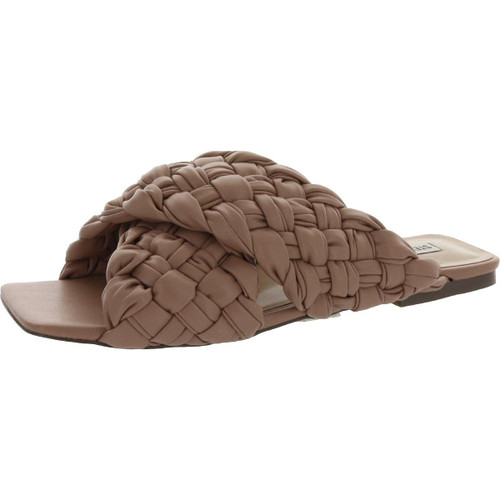 Steve Madden Women's Marina Flat Sandal, Nude, 6