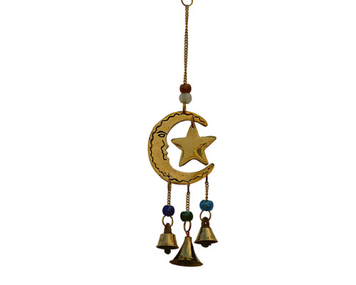 Triquetra Brass Wind Chimes with Bell | Wind Chime Gift for Wicca, Pagan, New Age, Goddess, Pentagram,Chakra, Spirituality | Wind Chimes Brass Bell for Christmas Home Decor (Brass Wind Chimes Style F) Triquetra Brass Wind Chimes with Bell | Wind Chime Gift for Wicca, Pagan, New Age, Goddess, Pentagram,Chakra, Spirituality | Wind Chimes Brass Bell for Christmas Home Decor (Brass Wind Chimes Style F)