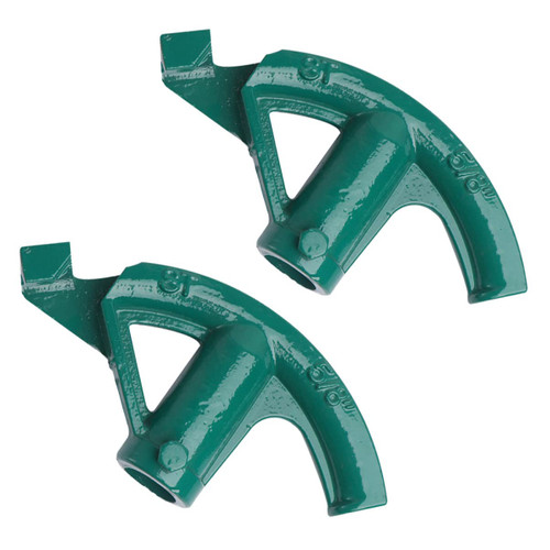 VILLCASE 2pcs Manual Bender Hand Bender Head Manual Elbow Tool for Steel Bender Multitools Bender Tool Conduit Reverse Bender Pipeline Aluminum Alloy Wire Bender