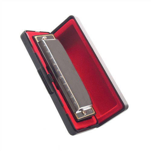 Students Harmonica Silver Diatonic Harp Harmonicas 10 Holes 20 Tone C Key Harmonica Instrument With Box