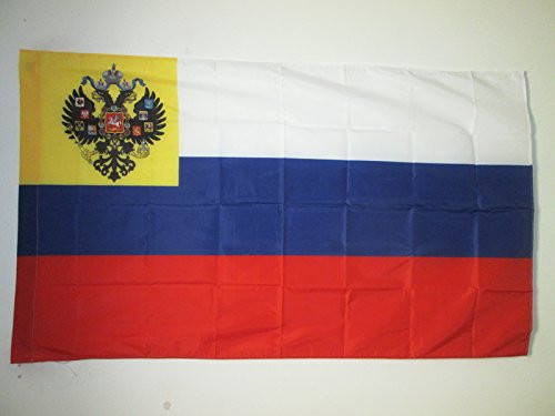 AZ FLAG Russian Empire 1914-1917 Flag 2' x 3' for a Pole - Russia Empire Flags 60 x 90 cm - Banner 2x3 ft with Hole