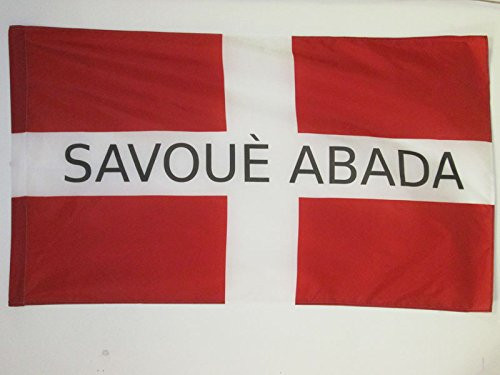 AZ FLAG Savoy independentist Flag 2' x 3' for a Pole - Savoyard  Savoie Flags 60 x 90 cm - Banner 2x3 ft with Hole