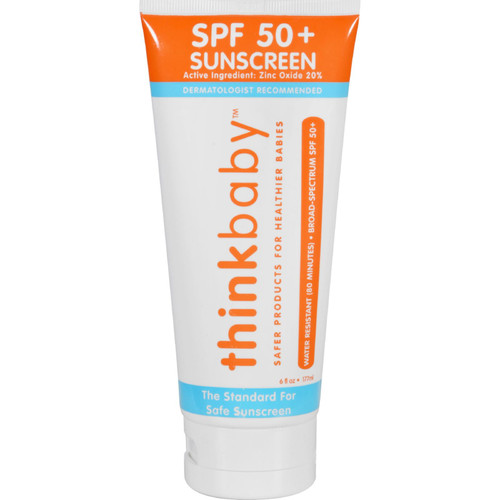 3 Pack of Thinkbaby Sunscreen - Safe Product for Baby - SPF 50 Plus - 6 oz
