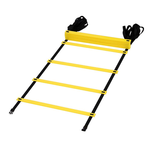 Agility Ladders Indoor and Outdoor Agility Training Ladder, Basketball Soccer Speed Footwork Training Ladder with Adjustable Rungs, with Storage Bag (Size : 5m-10 Rung)