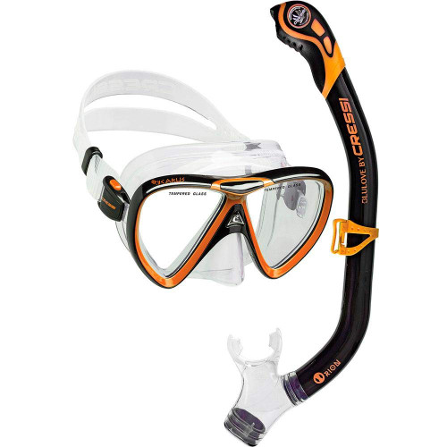 Cressi Ikarus & Orion, Black/Orange