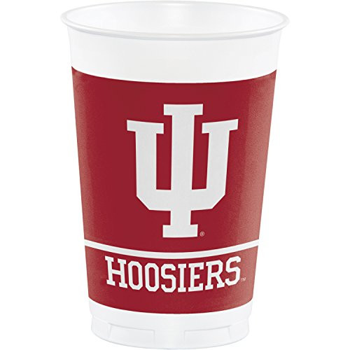 Indiana University Plastic Cups, 24 ct