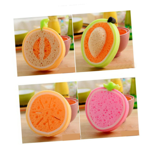 4pcs Cookshop Wok Brush Cleaning Sponge Dish Wash Scrubber Dishwashing Sponge Scrub Sponges for Dishes Dish Washing Machine Cleaner Wash Sponge Dish Sponge Wipe Cloth Sponge Brush