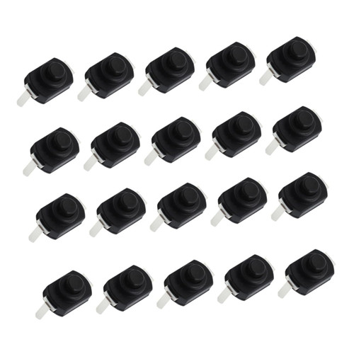 SUPVOX 20pcs Tactile Push Button and Off Switch Mini On- Off Tactile Switch Self- Lock Push Button Switch Switches Micro Tactile The Tactile on Off Led Tact Flashlight Glare
