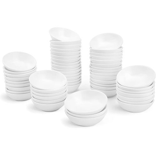 UIBFCWN Sauce Dish Dipping Bowls, 55 Pack Ceramic Dip Bowls Set, 1.2 Oz Soy Sauce Dish, White Dipping Bowls Bulk, Asian Sauce Bowls for Ketchup, BBQ, Condiments, Appetizer UIBFCWN Sauce Dish Dipping Bowls, 55 Pack Ceramic Dip Bowls Set, 1.2 Oz Soy Sauce Dish, White Dipping Bowls Bulk, Asian Sauce Bowls for Ketchup, BBQ, Condiments, Appetizer