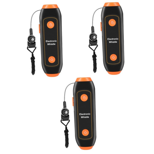 ULTECHNOVO 3pcs 3 Electronic Whistle Referee Whistle Referees Whistles Electric Whistle Handheld Whistles Whistle with Lanyard 3 High Volume Whistle Basketball Whistle Magnet Sports Toy