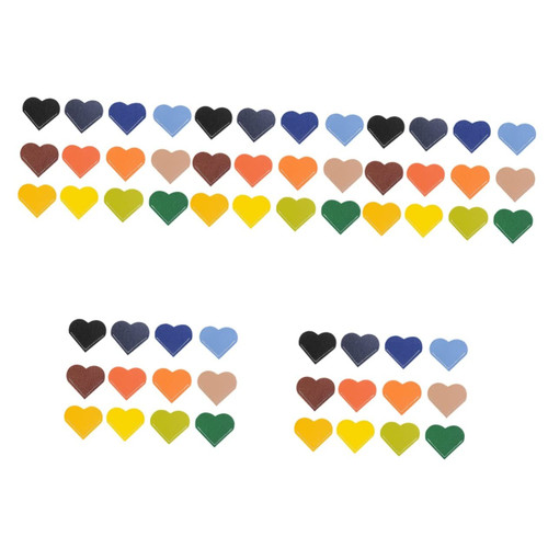 STOBOK 60 Pcs Heart Bookmark Heart Page Marker Business Gifts Book Mark Bookmarks Page Corner Bookmark Page Corner Page Maker Cute Book Lovers Gifts Student Heart-Shaped Leather Reader