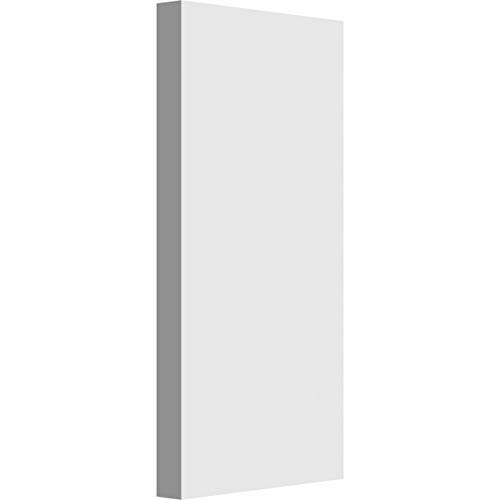 Ekena Millwork PBP035X070X050FOS00-CASE-4 Plinth Block, 3 1/2"W x 7"H x 1/2"P, White