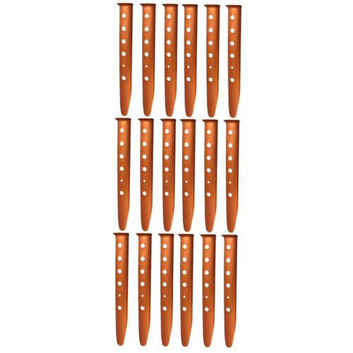 GANAZONO 18 Pcs Hiking Stakes Tent Stakes Camping Ground Stakes Metal Tent Spikes Outdoor Tent Outdoor Accessories Tent Canopy Stakes Tent Nail for Snowfield Sand Tent Pegs Beach