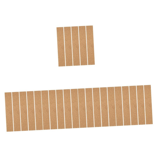 STOBOK 25 Pcs Adhesive Cork Strips Cork Bulletin Strips Wall Strip Tiles Pin Board Hexagon Message Board Cork Boards Cork Board Strips for Walls Corkboard Winter Bulletin Board Office