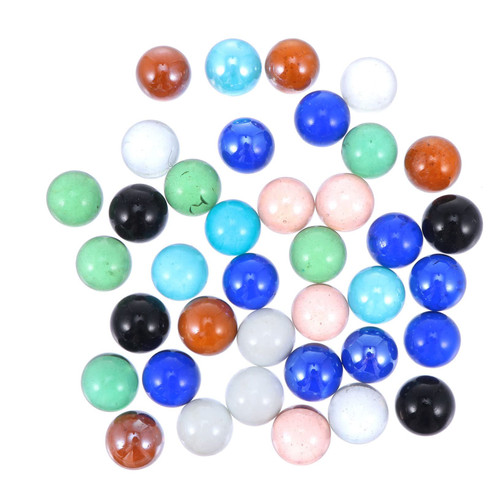 ARTIBETTER 150 Pcs Crystal Ball Glass Beads Glass Marble Marbles for Vases Replacement Marbles Classic Games for Kids Marble Game Chinese Checkers Marbles Kid Toy Delicate Child Crystal Glass