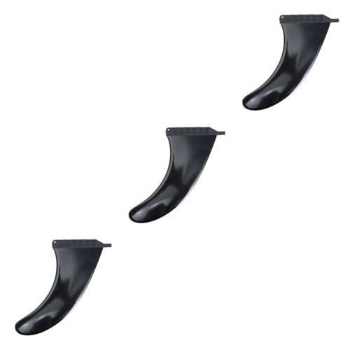 Toddmomy 3pcs Surfboard fin Board Tail Fin Paddle Board Fin Replacement Fins Surfboard Surfing fin Water Sports Paddle fin Inflatable Surfboard Removable Longboard fin Marine Kayak Rubber