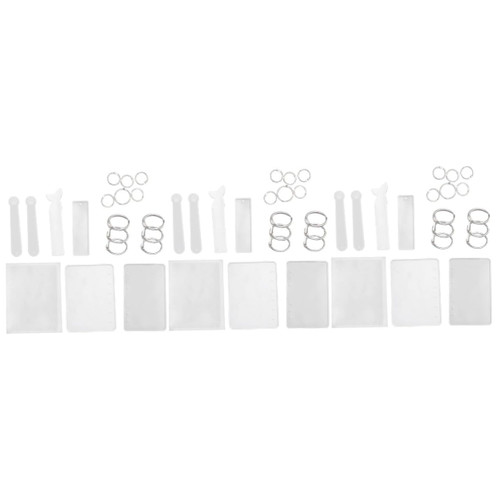 STOBOK 42 Pcs Molds for Resin Mold for Resin Notebook Shape Silicone Mold Molde De para Resina Clear Resin Epoxy Silicone Notebook Mold Transparent Book Mold Cake Mold Crystal Epoxy