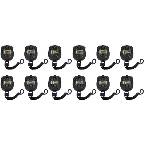 BESPORTBLE Training Timer 12 Pcs Timer Electronic Watches Match Stopwatch Game Stopwatch Training Stopwatch Abs Digital Watch Number Match Timer
