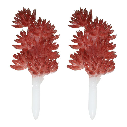 PATIKIL Artificial Succulent Plants, 2 Pack Fake Succulents Plant Unpotted Realistic Textured Succulents for Home Landscape Decoration, Burgundy PATIKIL Artificial Succulent Plants, 2 Pack Fake Succulents Plant Unpotted Realistic Textured Succulents for Home Landscape Decoration, Burgundy