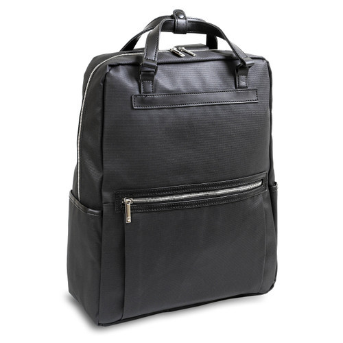 J World New York Hester Business Convertible Backpack, Black, One Size