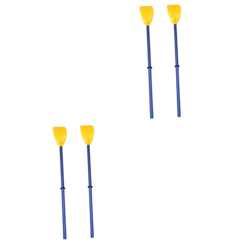 BESPORTBLE 2 Pairs Plastic Paddle Kayak Plastic Boat Oar Paddle French Oar Telescoping Oar Paddle Boards Rafting Paddle Paddleboard Inflatable Boat Paddle Stick Plastic Inflatable Boat Child