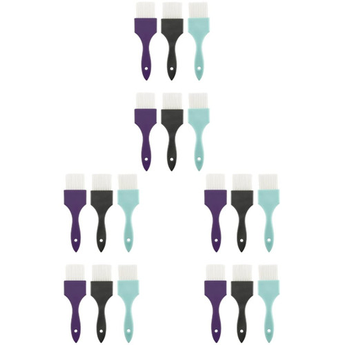 KALLORY 18 Pcs hair coloring brush hair dye applicator highlight brush bleach hair dye Hair tint brush Hair Dyeing hair coloring kit Hair Dye baking oil Accessories