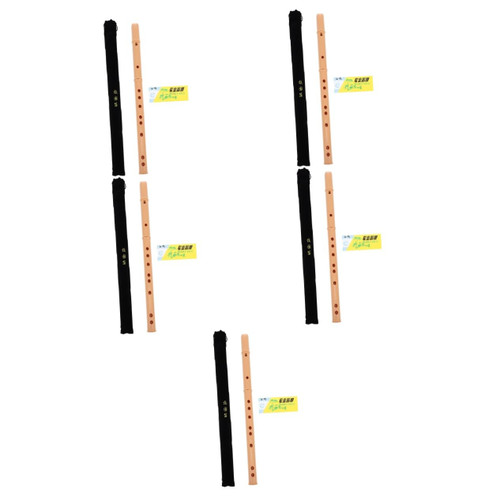 5pcs Clarinet Music Recorder Instrument Artist Flute Music Flute Soprano Recorder Instrument Flute for Kids Flute for Children Orchestra Instruments Abs Student Logger Aldult