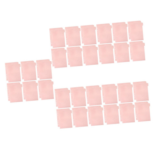 TEHAUX 60 Pcs Partition Baffle Dividers Notebook Planner Classified Labels Detachable Binder Tabs Notepad Divider Tabs Page Markers Notepad Tabs Pp Loose Leaf Separator Page A5