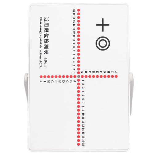 Optometry Test Tool, Optometry Inspection Board Vision Test Multiple Use with Tripod Stand for Eyesight Detection