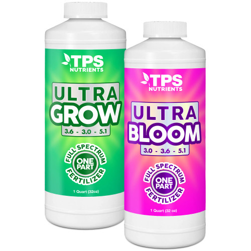 Ultra Grow and Ultra Bloom Set by TPS Nutrients, Complete Cycle Veg and Flowering Plant Fertilizer with All NPK Cal-Mag and Micros, Quarts (2X 32 oz) Ultra Grow and Ultra Bloom Set by TPS Nutrients, Complete Cycle Veg and Flowering Plant Fertilizer with All NPK Cal-Mag and Micros, Quarts (2X 32 oz)