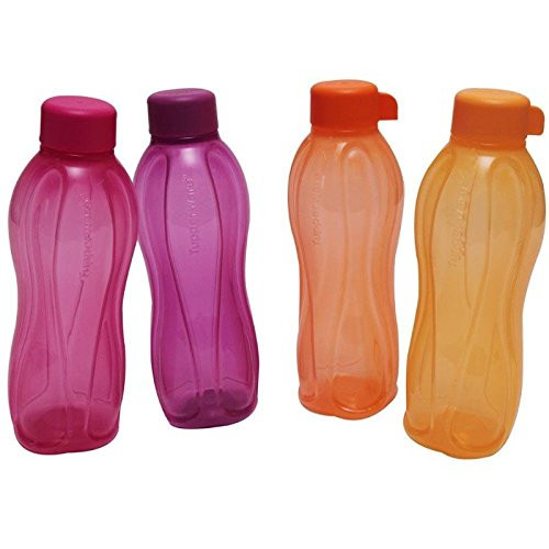 Tupperware Aquasafe Sports Water Bottle (2, Screw Top Round 500ml)