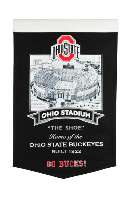 Winning Streak Sports NCAA Ohio State Ohio Stadium Banner - Home of the Ohio State Buckeyes Wall Decor Winning Streak Sports NCAA Ohio State Ohio Stadium Banner - Home of the Ohio State Buckeyes Wall Decor