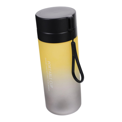 Happyyami 3pcs Tea Gem Sports Cup Water Sports Bottle Clear Kettle Portable Water Tumbler Water Bottle for Fitness Bike Water Bottles Leakproof Water Bottles Simple Space Cup Student Plastic