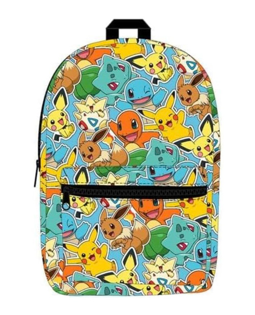 Bioworld Pokemon Characters Large Backpack Bioworld Pokemon Characters Large Backpack